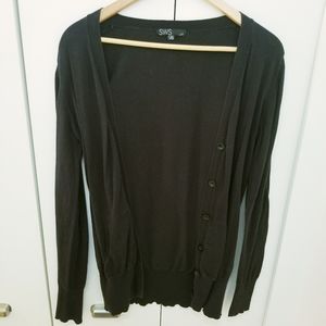 3/$45 | SWS Black Cotton Cardigan Sweater